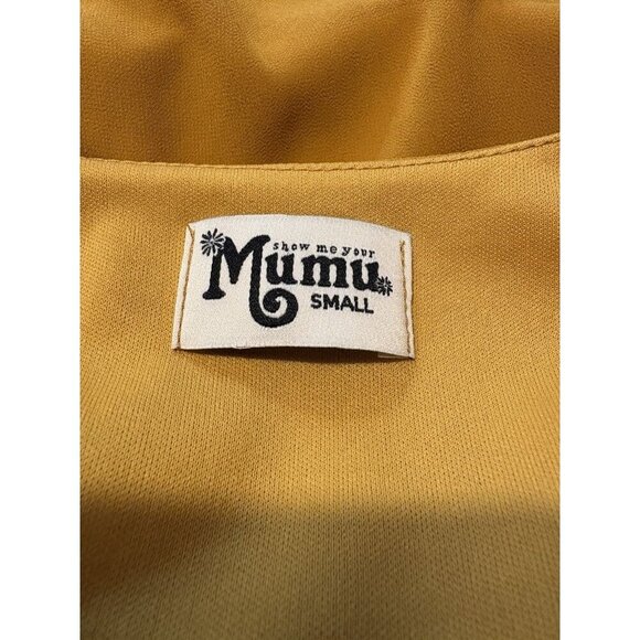 SHOW ME YOUR MUMU Suarez Tassel Harvest Moon Tiered Ruffled Dress Boho Small - Picture 6 of 8